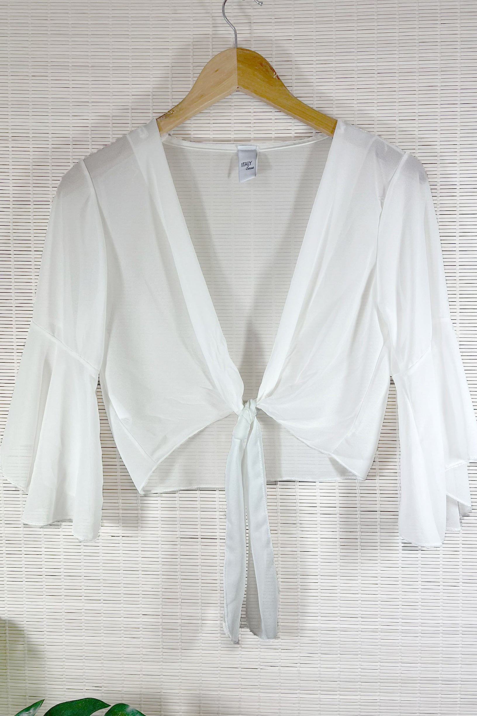 Ladies white bolero hotsell